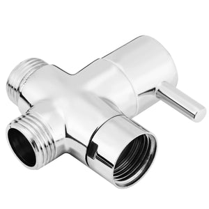 Mayitr Chrome Brass Bathroom Toilet Bidet G1/2" T-adapter Shower Diverter