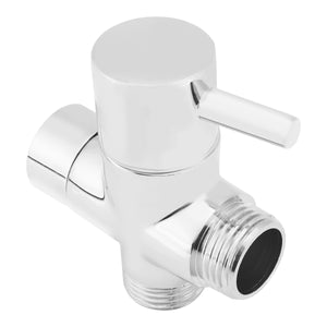 Mayitr Chrome Brass Bathroom Toilet Bidet G1/2" T-adapter Shower Diverter