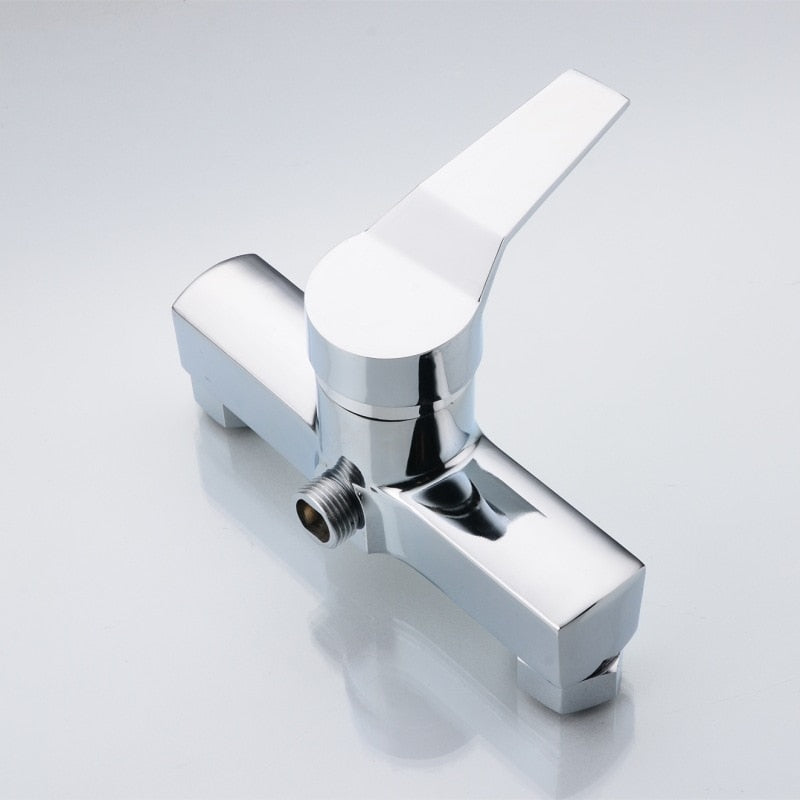 Shower Faucet Wall Mount Hot & Cold Water Mixer